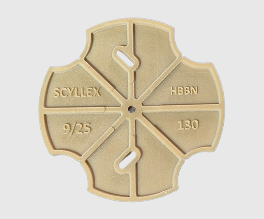 Plaque de centrage SCYLLEX : 124mm Ø