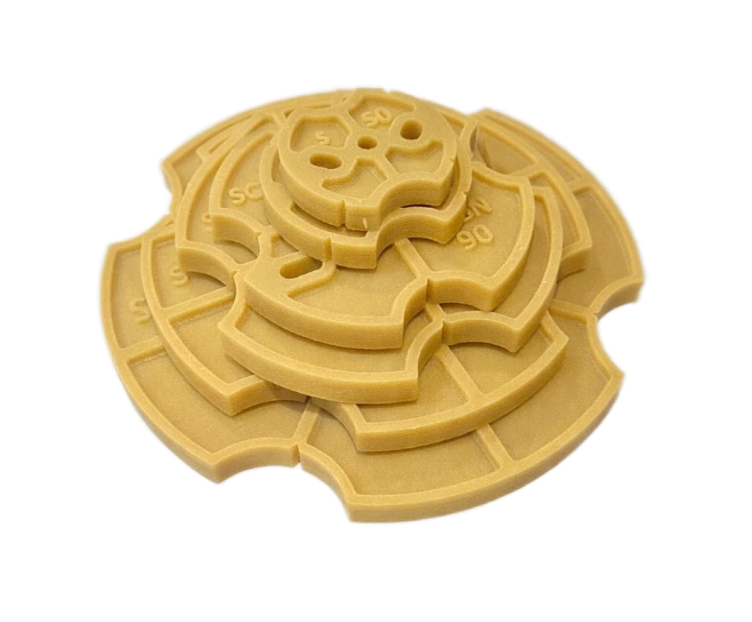 Plaque de centrage SCYLLEX : Pack x6